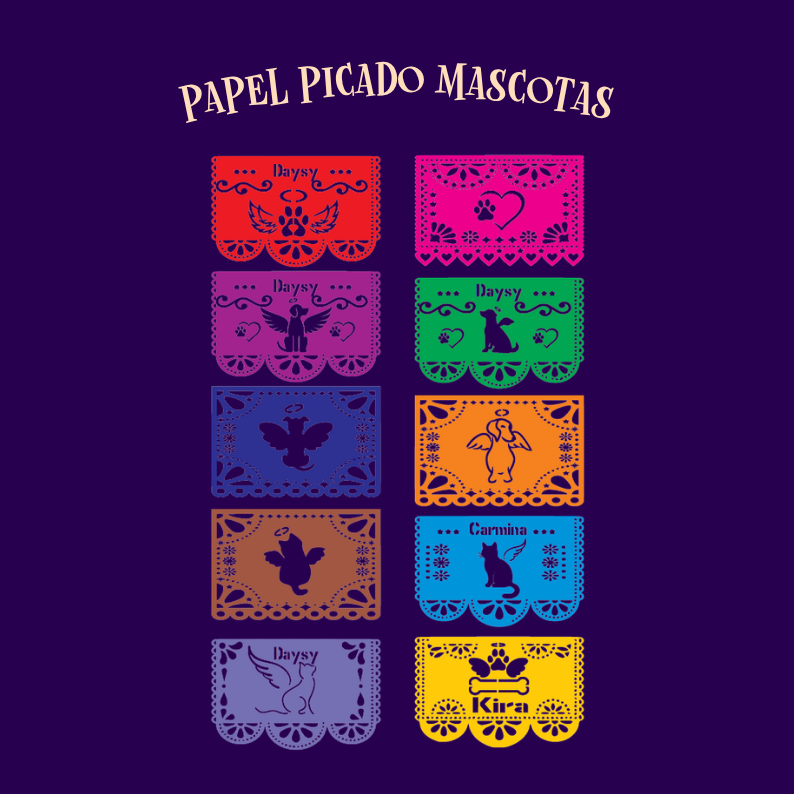 Papel picado mascotas 3
