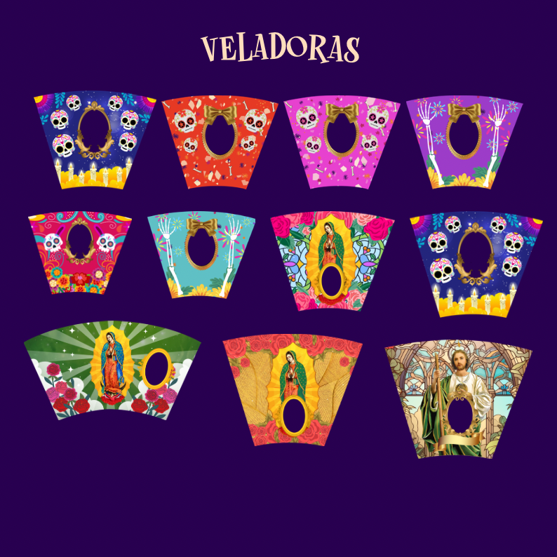 Veladoras +40 diseños